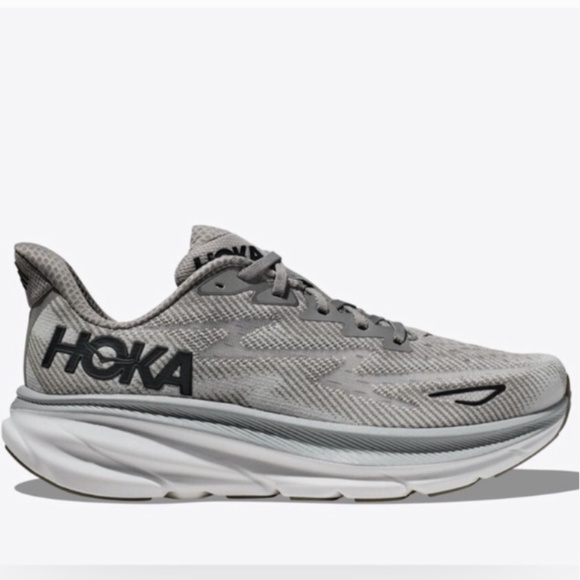 Hoka Other - Hoka Clifton 9 Running shoes Mens Harbor Mist Grey / Black